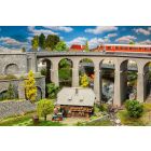 Faller - Viaduct set, two-track, curved