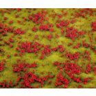 Faller - PREMIUM Landscape segment, Flowering meadow, red