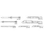 Hasegawa - 1/72 Flugzeug Waffenset VIII