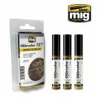 Mig - Oilbrusher Ground Colors Set 3 St. (Mig7503)