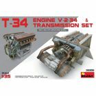 Miniart - T-34 Enginev-2-34 & Transmission Set (Min35205)