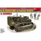 Miniart - U.s.tractor  W/towing Winch & Crewmen. S.e. (Min35225)