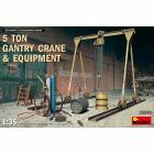 Miniart - 5 Ton Gantry Crane En Epuipment 1:35