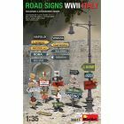 Miniart - Road Signs Wwii Italy (8/20) * - MIN35611