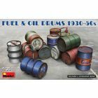 Miniart - Fuel En Oil Drums 1930-50s - Min35613