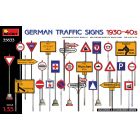 Miniart - 1/35 German Traffic Signs 1930-40's (9/21) *min35633