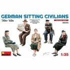 Miniart - German Sitting Sivilians '30s-'40s (Min38006)