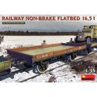 Miniart - Railway Non-brake Flatbed 16,5 T 1:35 - MIN39004