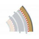 Scalextric - Radius 2 Curve Outer Borders 45° X 4 (Sc8228)