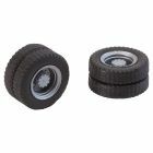 Faller - 2 wheels (twin tyres) tyres and lorry rims