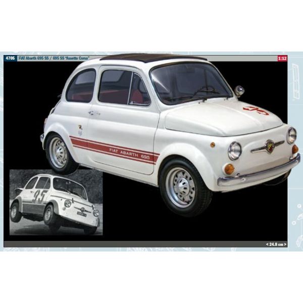ITALERI - FIAT Abarth 695SS/Assetto Corsa ITALERI FIAT Abarth 695