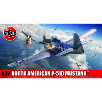 Airfix - 1:72 NORTH AMERICAN P-51D MUSTANG (4/23) *