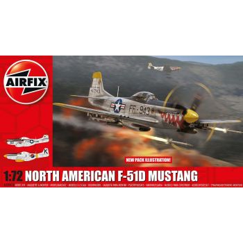 Airfix - 1:72 North American F-51d Mustang (7/22) *af02047a