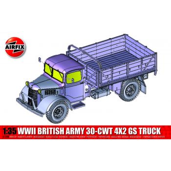 Airfix - 1:35 WWII BRITISH ARMY 30-CWT 4X2 GS TRUCK (4/23) *