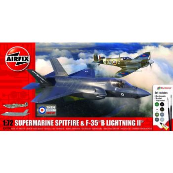 Airfix - 1:72 SPITFIRE MK.VC en F-35B LIGHTNING II  GIFT SET (4/23) *