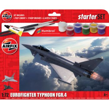 Airfix - 1/72 STARTER SET - EUROFIGHTER TYPHOON FGR.4 (12/24) *