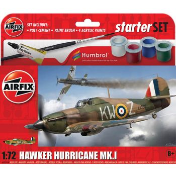 Airfix - 1:72 Hanging Gift Set Hawker Hurricane Mk.iaf55111a