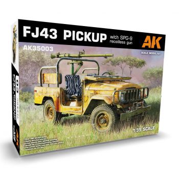 AK Models - 1/35 FJ43 PICKUP WITH SPG-9 RECOILLESS GUN