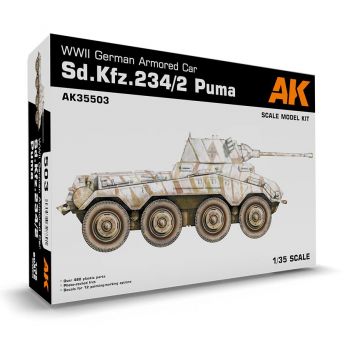 AK Models - 1/35 WWII GERMAN ARMORED CAR SD.KFZ.234/2 PUMA