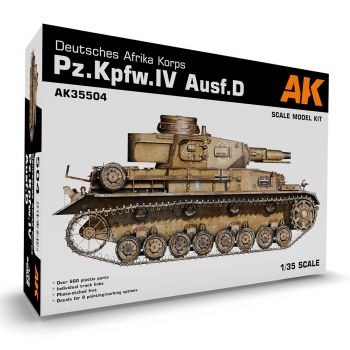 AK Models - 1/35 DEUTSCHES AFRIKA KORPS PZ.KPFW.IV AUSF.D
