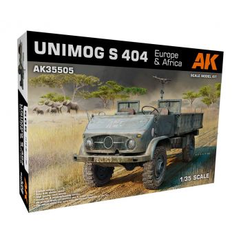 AK Models - 1/35 UNIMOG S 404 EUROPE en AFRICA
