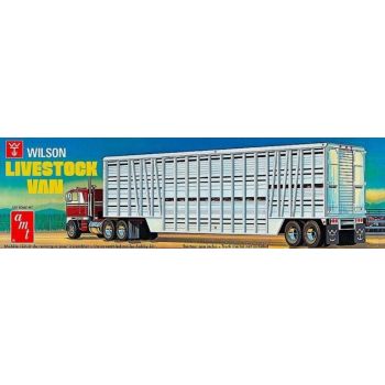 AMT - 1/25 WILSON LIVESTOCK VAN TRAILER