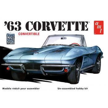 AMT - 1/25 CHEVY CORVETTE CONVERTIBLE 1963