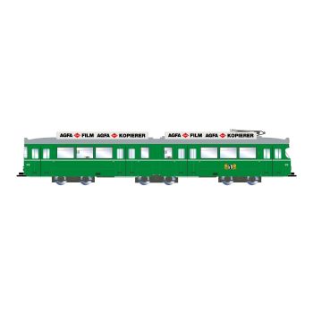 Arnold - 1/160 BASEL, DUEWAG TRAM, GREEN WITH ADVERTISING EP. IV-V