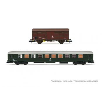 Arnold - SNCF MAINTENANCE TRAIN 1 X EX B10 1 X G4 IV-V (9/23) *