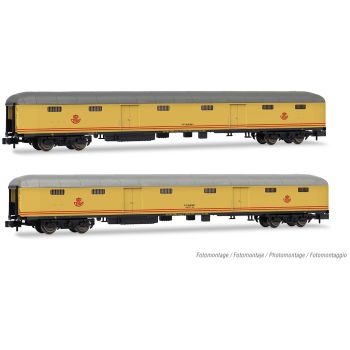 Arnold - 1/160 RENFE, 2-UNIT POSTAL, DGCT-2 + DGCT-10, GEEL (11/25)*