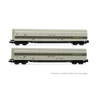 Arnold - Railadventure 2-p 4-axle Sliding Wall Grey Vi (6/22) *arn-hn6601
