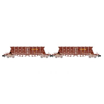 Arnold - 1/160 RENFE 2-P 4-AXLE COAL HOP FAOOS SALTRA IV-V (3/25) *