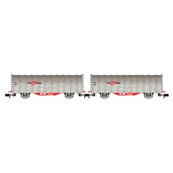 Arnold - 1/160 OBB 2-P 2-AXLE TARPAULIN KILS RAIL CARGO V-VI (6/24) *