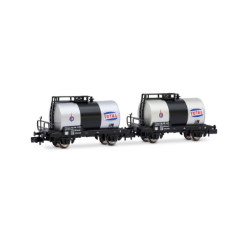 Arnold - 1/160 FS, 2-UNIT PACK 2-AXLE TANK WAGONS “TOTAL”, EP. III