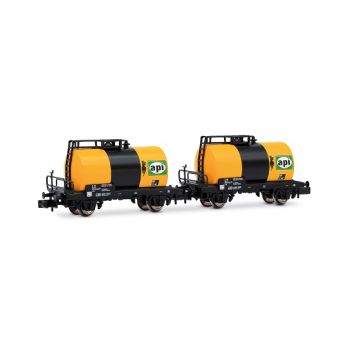 Arnold - 1/160 FS, 2-UNIT PACK 2-AXLE TANK WAGONS “API”, EP. IV