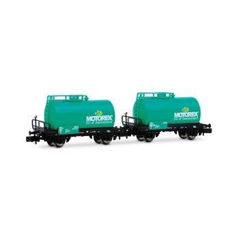 Arnold - 1/160 CH WASCO TANK WAGONS 2U, 2AX, ""MOTOREX"", TURQ., VI