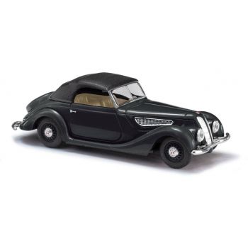 Busch - 1/87 Bmw 327 Cabrio Schwarz Geschlossen 1952 (6/22) *ba40292