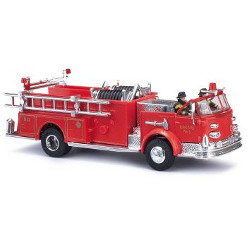 Busch - 1/87 Lafrance Pumper Mit 2 Fahrer 1968 (6/22) *ba46032