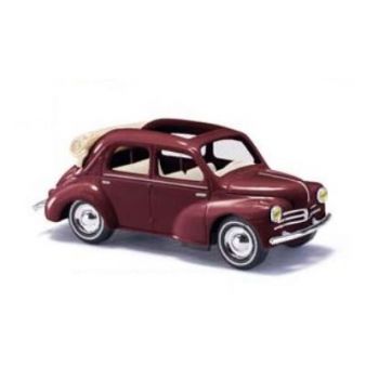 Busch - 1/87 RENAULT 4CV CABRIO ROTBRAUN 1954