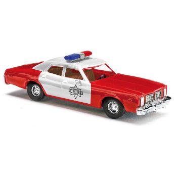 Busch - 1/87 Dodge Monaco Police Sheriff 1976 (10/22) *ba46617