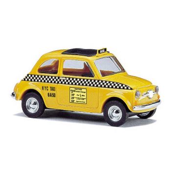 Busch - Fiat 500 Us Taxi Gelb 1965 (2/22) *ba48732