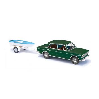 Busch - 1/87 LADA 1500 MIT BOOTSANHANGER 1973 (7/24) *