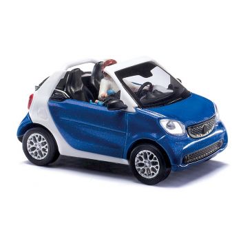 Busch - 1/87 SMART FORTWO COUPE WITH CHILD SEAT