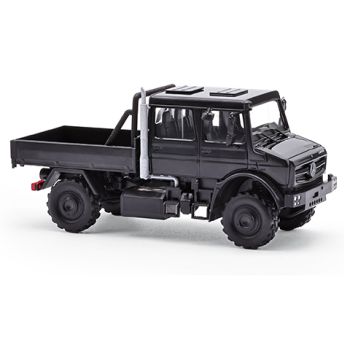 Busch - 1/87 MERCEDES-BENZ UNIMOG U5023 SCHWARZ MIT BUGEL