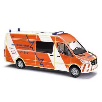 Busch - 1/87 Mercedes-benz Sprinter Rettungsdienst 2018 (10/22) *ba52621