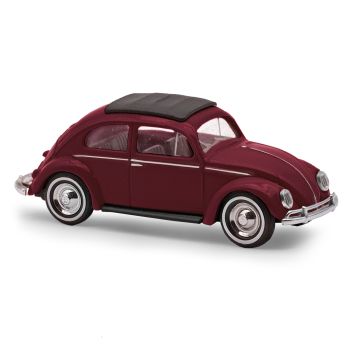 Busch - 1/87 VW KAFER OVAL, ROT (04/25) *