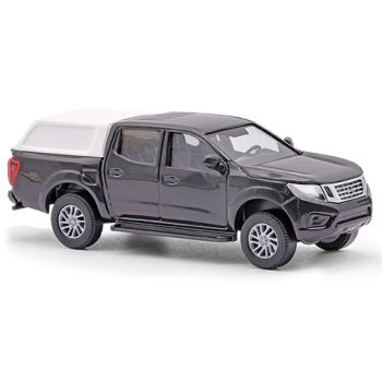 Busch - 1/87 NISSAN NAVARA, BLACKenWHITE