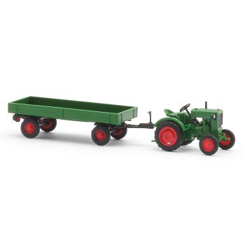 Busch - 1/87 DEUTZ F1M 414 MIT ANHANGER (04/25) *