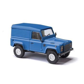 Busch - 1/87 LAND ROVER DEFENDER 90 KASTEN BLAU 1983