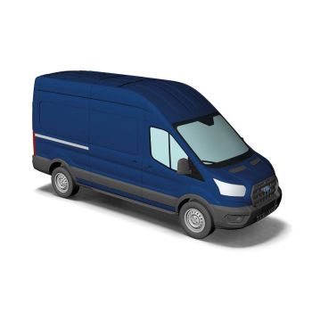Busch - 1/87 FORD TRANSIT KASTENWAGEN BLAU 2014
